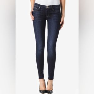 HUDSON Womens Krista Fit Skinny Jeans Dark Wash